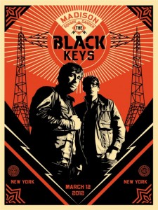 Shepard Fairey, Black Keys Portrait, 2012