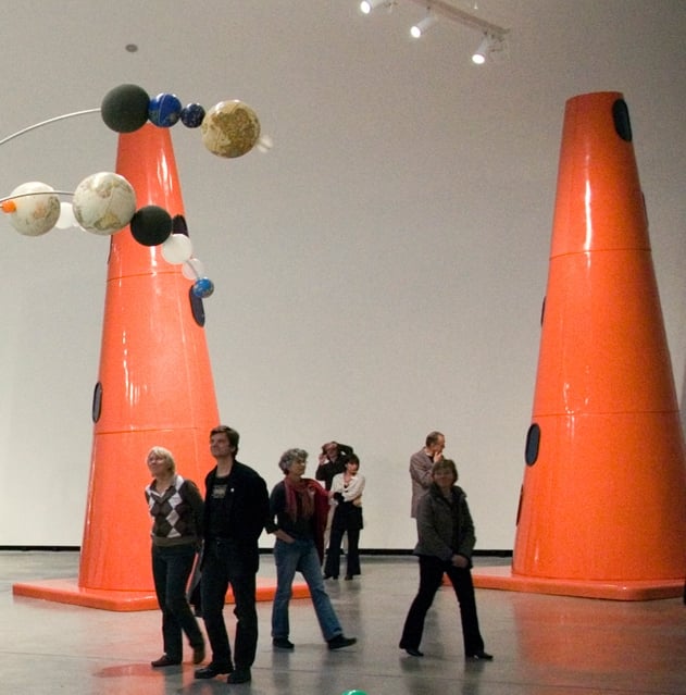 Dennis Oppenheim - Safety Cones, 2010