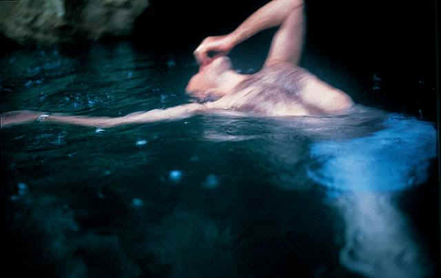 Nan Goldin, Guido floating, Levanzo, Sicily, 1999