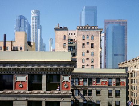 Wim Wenders, Girl in Window, Los Angeles, 1999