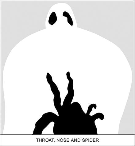 John Baldessari, Sediment: Throat, Nose and Spider, 2010