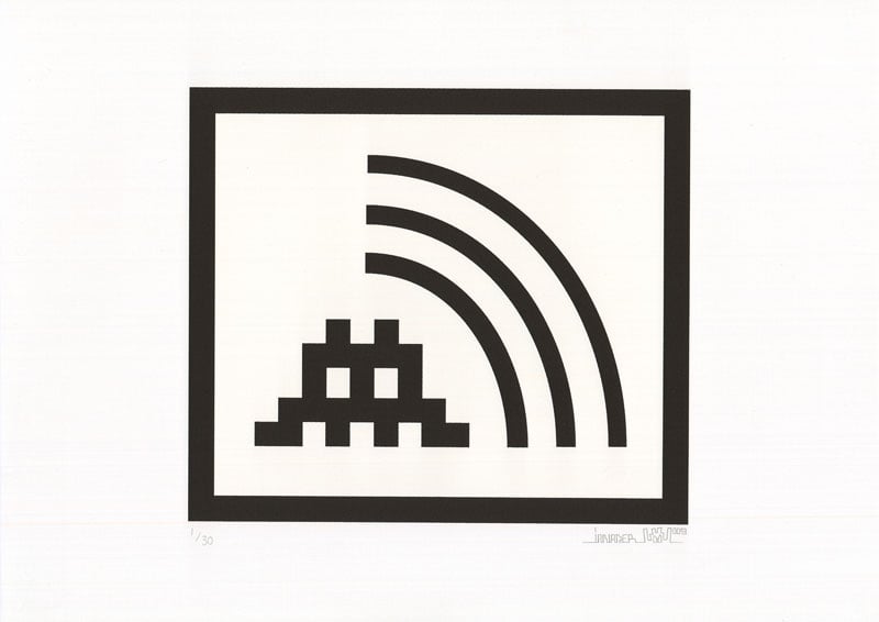 Invader, Space Vibes (Black), 2009