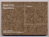 Joseph Beuys - 2 Postcards (Wood & Felt)