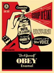 Shepard Fairey - Coupe d'etat - 2012
