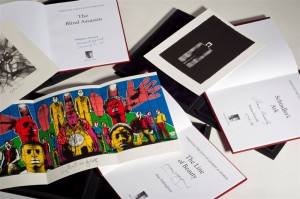 Shared Vision Set (Quarterbound Edition) Vol I – III. With signed and numbered prints by Gilbert & George, Yoko Ono and Antony Gormley