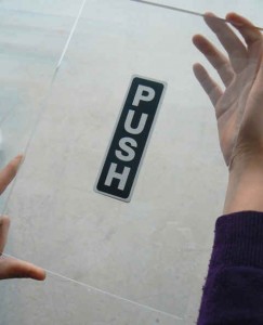 Jonathan Monk, 'push or pull ?', 2012. (Push side)