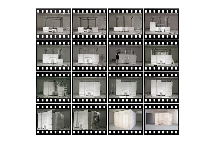Rachel Whiteread, Installation of Ghost, 1990 - 2012.