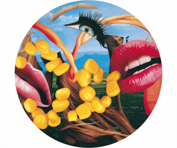 Jeff Koons, Lips plate, 2014.