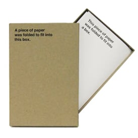 Micah Lexier, This Box, This Piece of Paper, 2013.