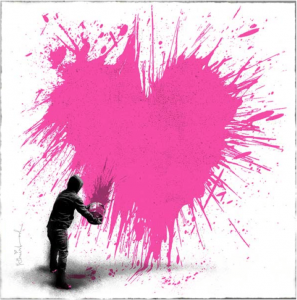 Mr Brainwash, Secret Admirer (pink), 2013.