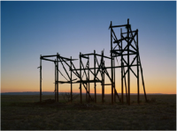 Teresa Hubbard and Alexander Birchler, Sunrise Filmset Sunset (2), 2013.