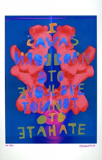 Alexandra Grant, Self Portrait (after Antigone), 2013.