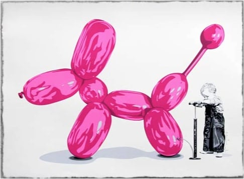 Mr Brainwash, Poppy (pink), 2013.