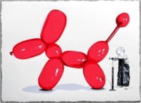 Mr Brainwash, Poppy (red), 2013.