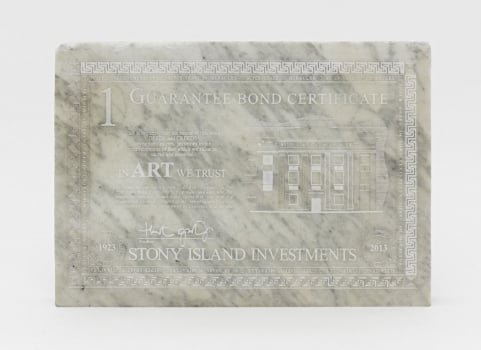 Theaster Gates, Bank Bond, 2013.