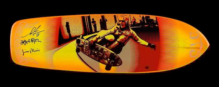 Shepard Fairey x Red Dog x Glen E Friedman x Collab Skate Deck (Airbrushed)