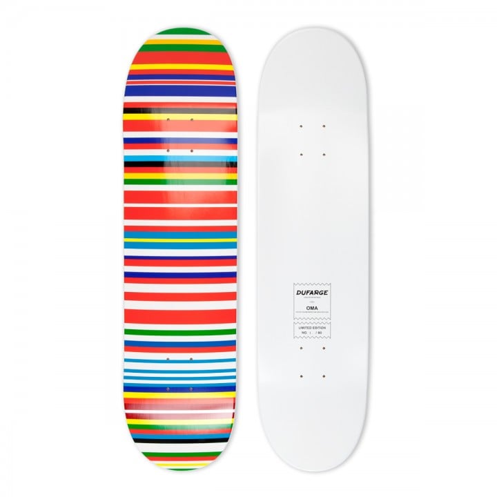 Rem Koolhaas/OMA, 'Flag' Skateboard deck, 2013.