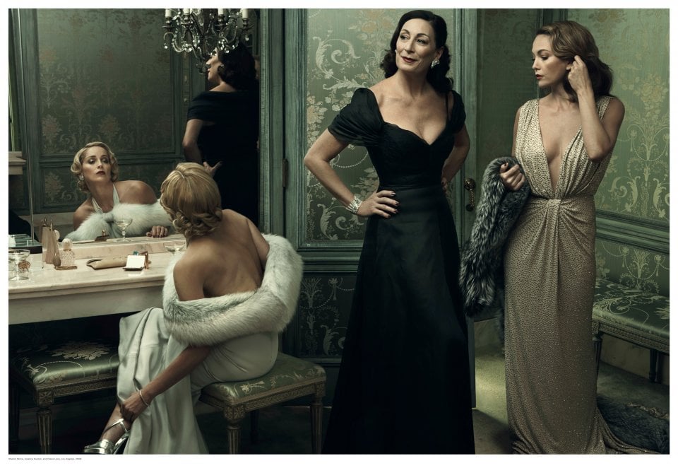 Sharon Stone, Anjelica Huston, and Diane Lane, Los Angeles, 2006 Photo © Annie Leibovitz