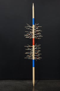 Pascale Marthine Tayou, Mikado Pascale, 2014.