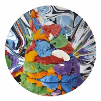 Jeff Koons - Play-Doh plate - 2014