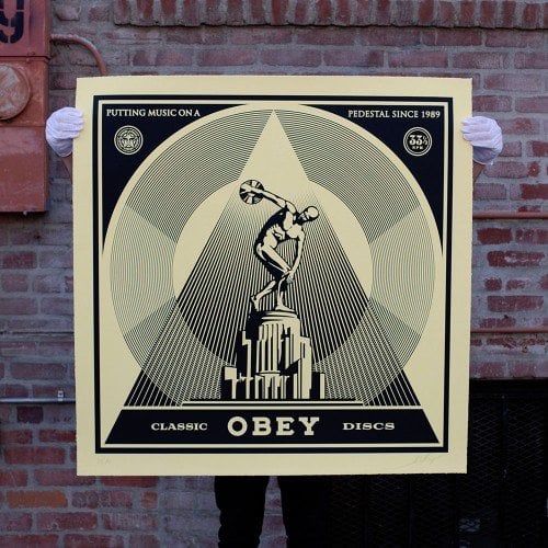 Shepard Fairey, 'Classic Disks', 2014.