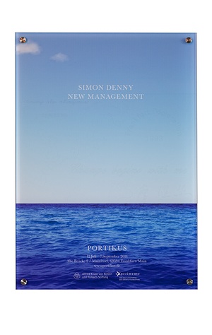 Simon Denny, New Management Memorial Plaque, 2014