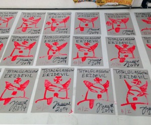 Jonathan Meese, Total Glasgow Erz Devil, 2014 Jonathan Meese, Total Glasgow Erz Devil, 2014