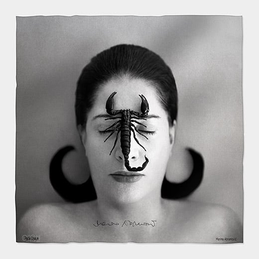 Marina Abramović, Scarf, 2014
