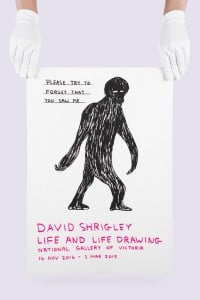 David Shrigley, Please Try To Forget That You Saw Me, 2014