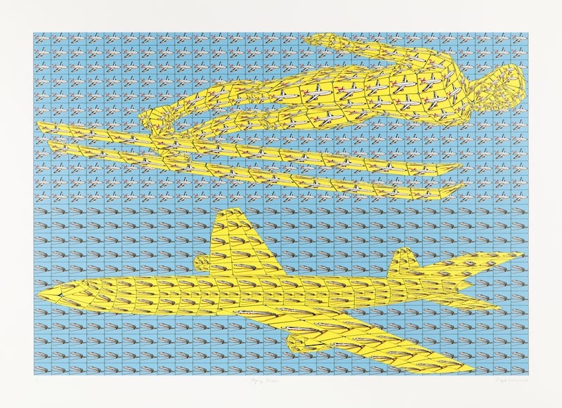 Thomas Bayrle, Flying Home, 2014