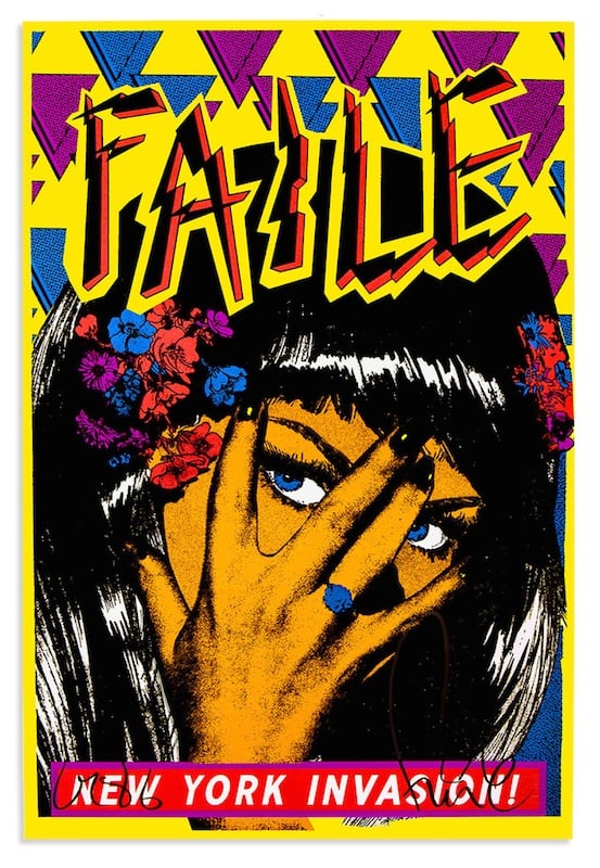 Faile, New York Invasion Black Light, 2015 Medium: Offset Print, Size: 24 x 36 Inch Signed Limited Edition of 200 Special NY Invasion Studio Stamp and Emboss