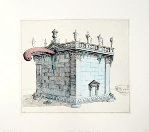 Pablo Bronstein, Chatsworth Sauce Tureen in Silver, 2015