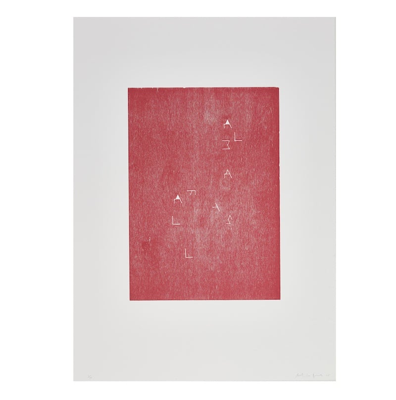 Martin Boyce, Always Fall Red, 2015