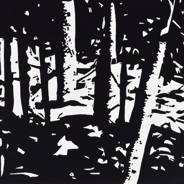 Alex Katz, Maine Woods II, 2015