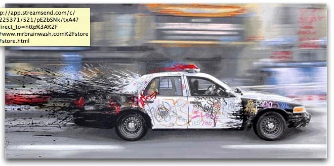 Mr Brainwash, Metro Polisa (Canvas), 2015