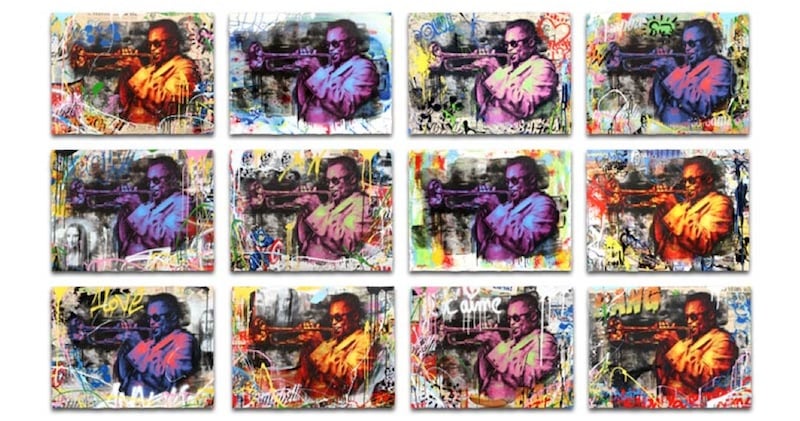 Mr Brainwash, Miles Davis, 2015