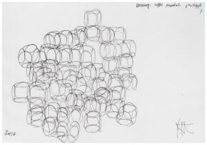 Yona Friedman, Sketches for the 2016 Serpentine Summer House