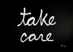 Ben Vautier - Take care - 2016
