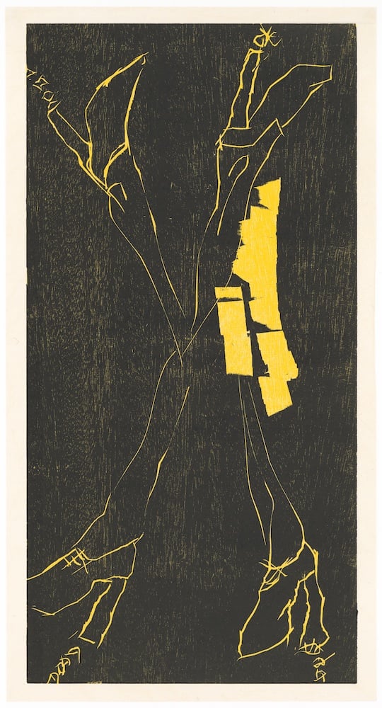 Georg Baselitz - Untitled (4 Legs) - 2016