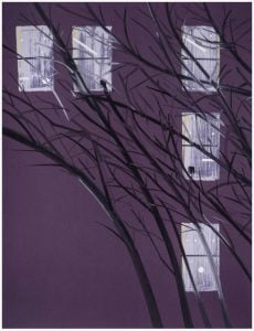 Alex Katz - Purple Wind - 2017