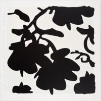 Donald Sultan - Black and White, Feb 10, 2017
