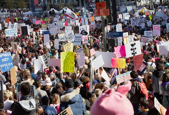 Catherine Opie - Los Angeles Women’s March - 2017