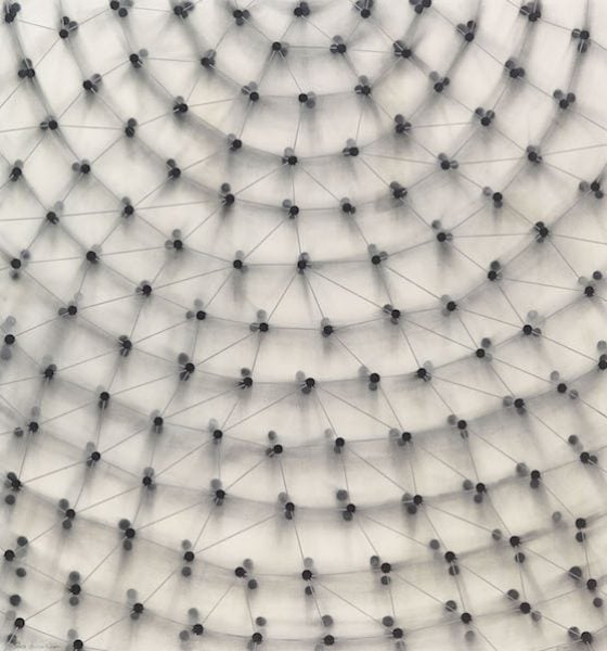 Ross Bleckner – Dome (Grey) – 2017