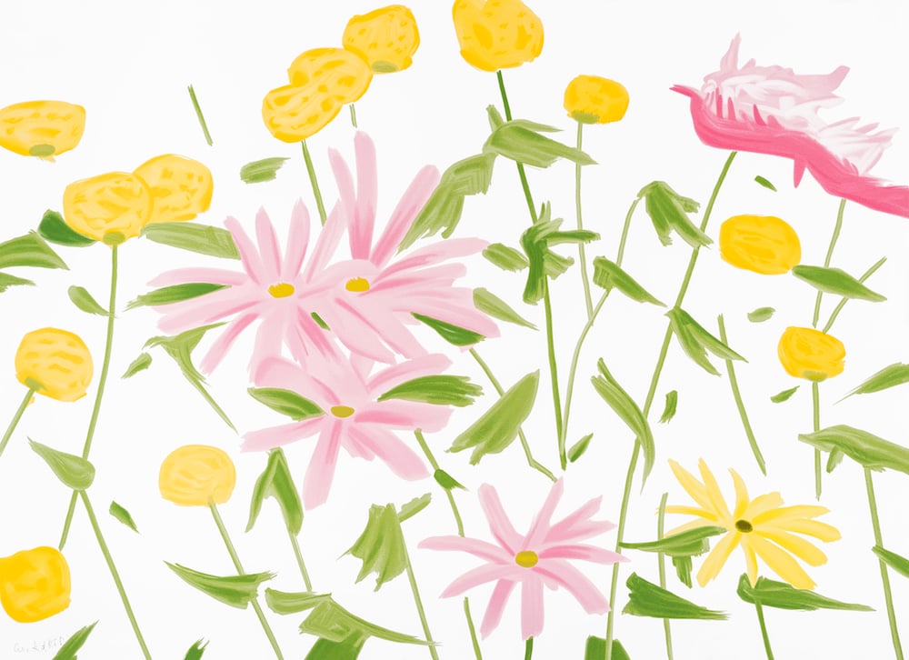 Alex Katz - Spring Flowers - 2017