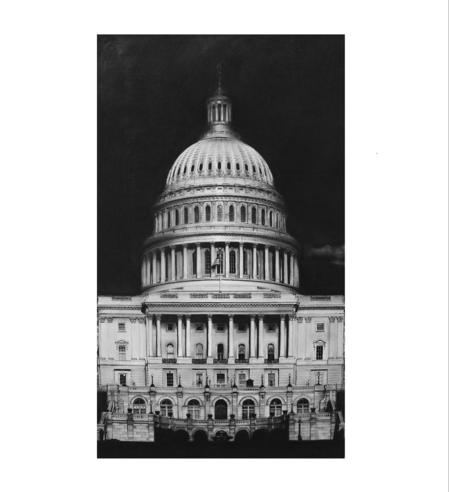 Robert Longo - Capitol Detail - 2017