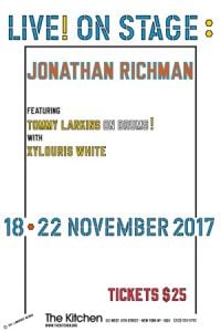Lawrence Weiner - LIVE! ON STAGE: JONATHAN RICHMAN - 2017