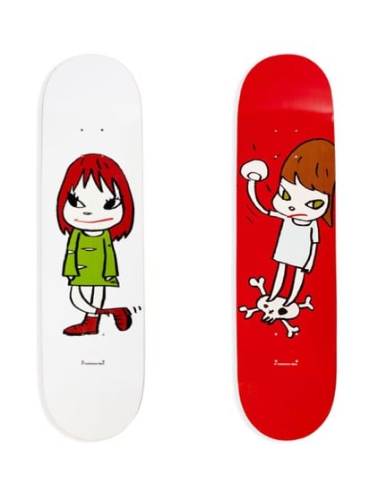 Yoshitomo Nara - Skate decks (MOMA) - 2017