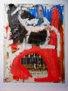 Oscar Murillo - Work series "lottery" - 2017