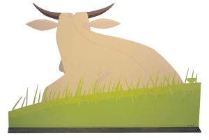 Alex Katz - Cow (large) - 2006 verso