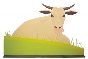 Alex Katz - Cow (large) - 2006 recto
